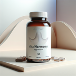 VitalHarmony Tryptophan – 90 Capsules: Natural Serotonin Support for Better Mood, Stress Relief, and Restful Sleep