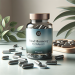 VitalHarmony Zinc Bisglycinate (90 Capsules): Highly Bioavailable Zinc for Immune, Skin, and Cellular Support